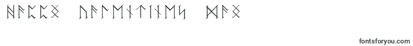 Futhark-fontti – Ystävänpäivän fontit